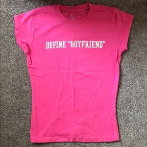 Define “ boyfriend” graphic tee